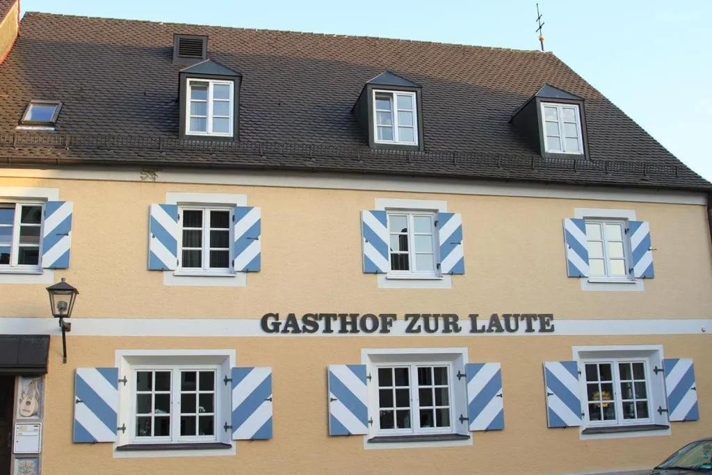 Hotel Und Gasthof Zur Laute Mindelheim Εξωτερικό φωτογραφία